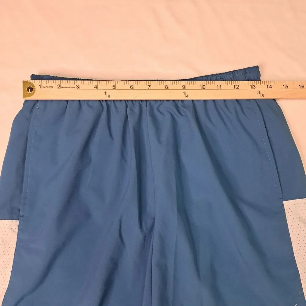 Nike Dri-FIT Blue Men's Challenger Running Shorts M Lined Drawstring Pockets Gym